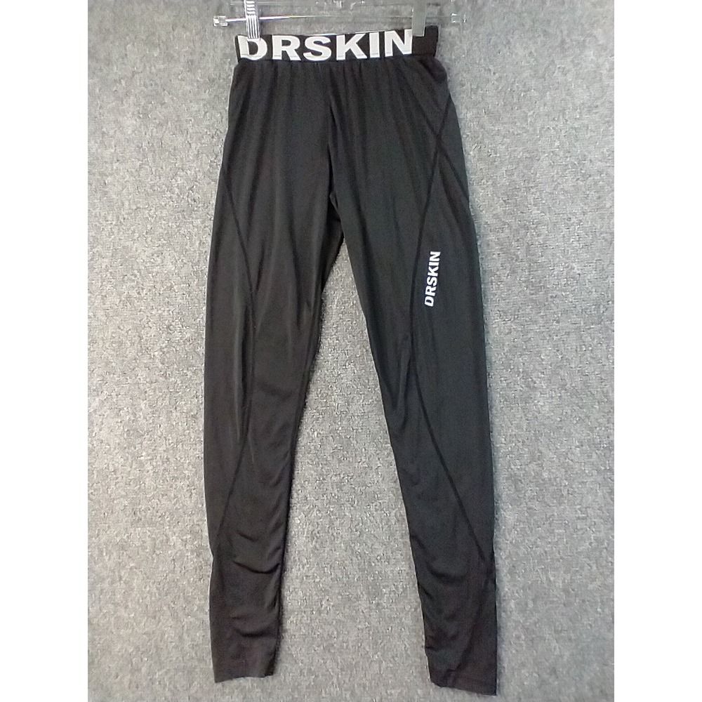 DRSKIN Mens Compression Leggings Black Athletic Base Layer Tights Size‎ Small